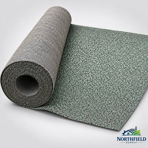 Green mineral roofing felt - green,
