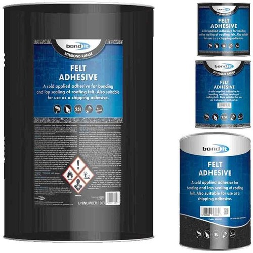 Bond black felt - bond, adhesive